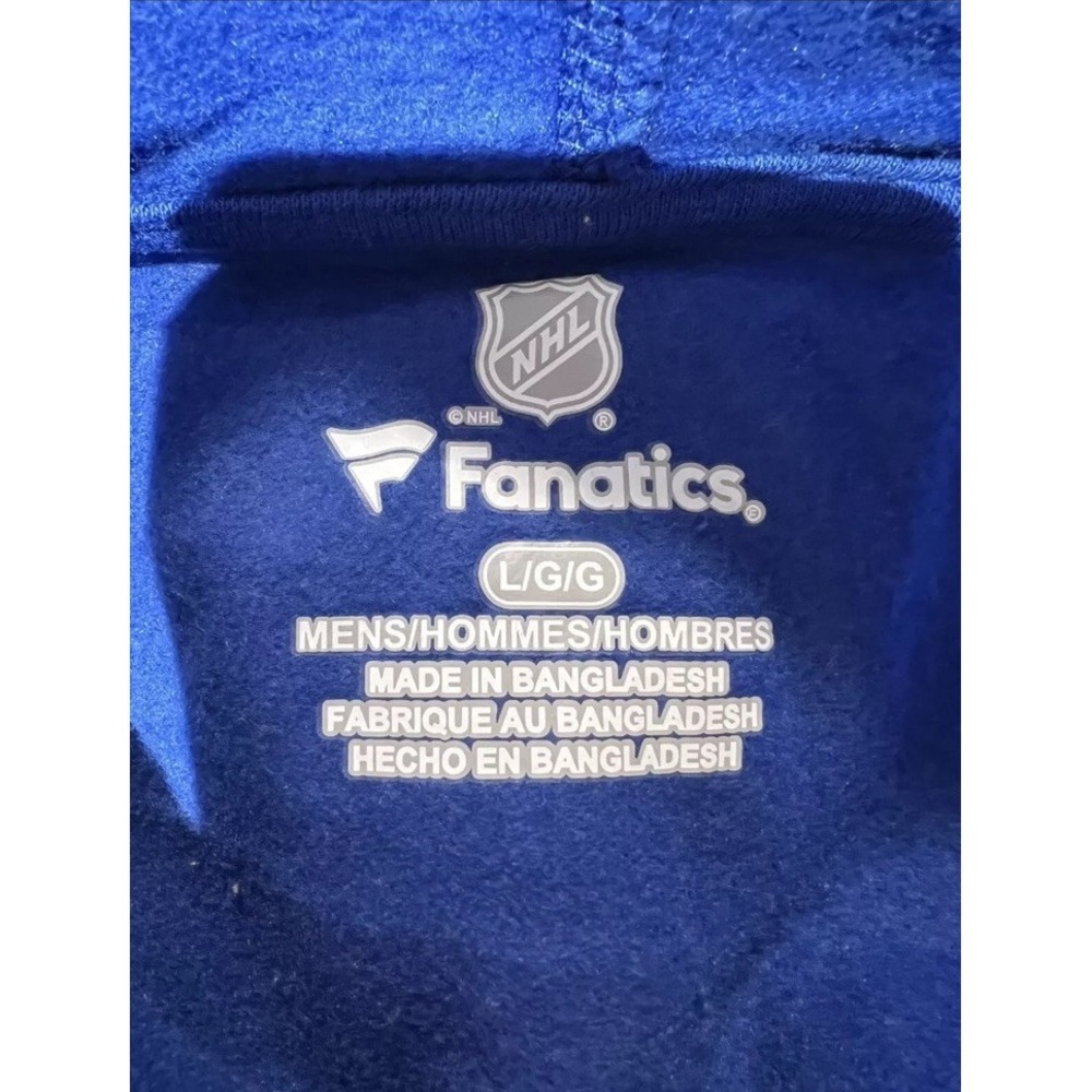 St Louis Blues Fanatics Mens Size Large Hoodie‎ NHL Gold/Blue NWT MSRP $70 - Picture 4 of 5